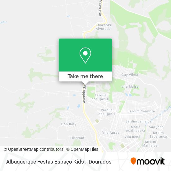 Albuquerque Festas Espaço Kids . map