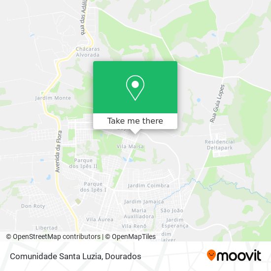 Comunidade Santa Luzia map
