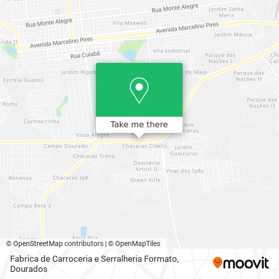 Fabrica de Carroceria e Serralheria Formato map