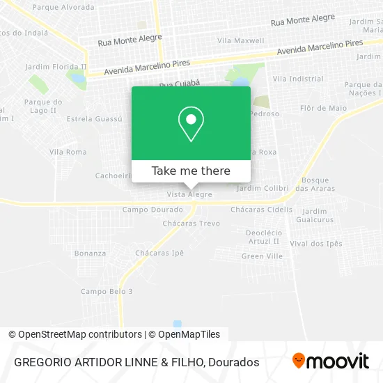 GREGORIO ARTIDOR LINNE & FILHO map