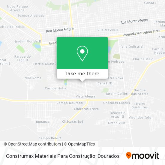 Construmax Materiais Para Construção map