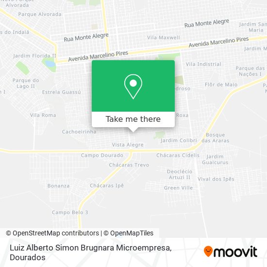 Luiz Alberto Simon Brugnara Microempresa map