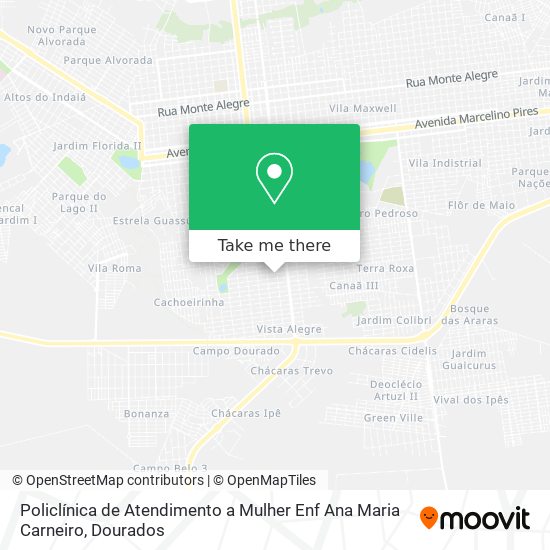 Policlínica de Atendimento a Mulher Enf Ana Maria Carneiro map
