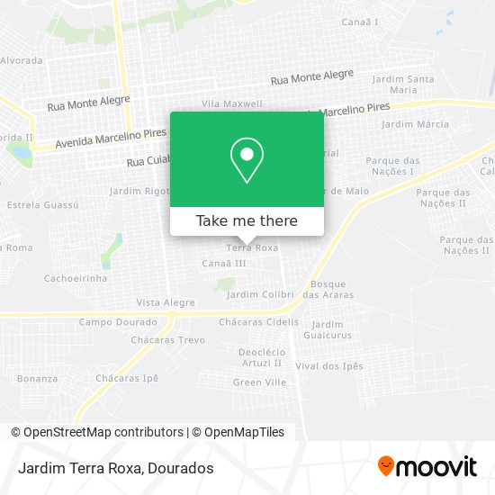 Jardim Terra Roxa map