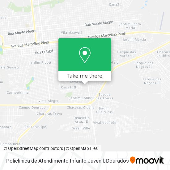 Policlínica de Atendimento Infanto Juvenil map
