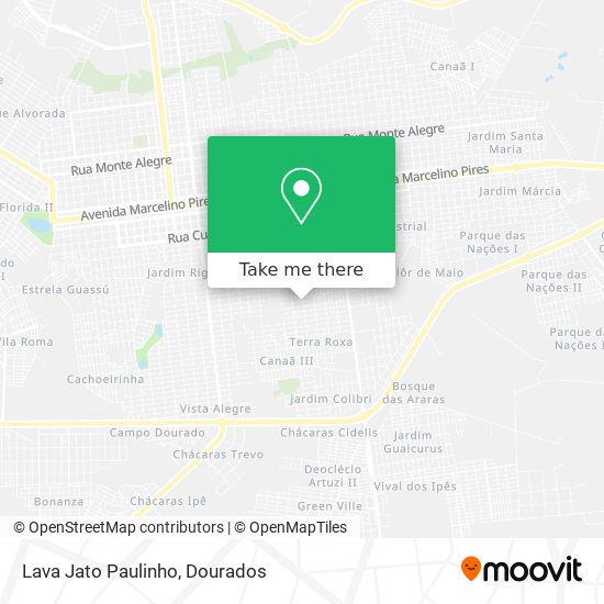 Lava Jato Paulinho map