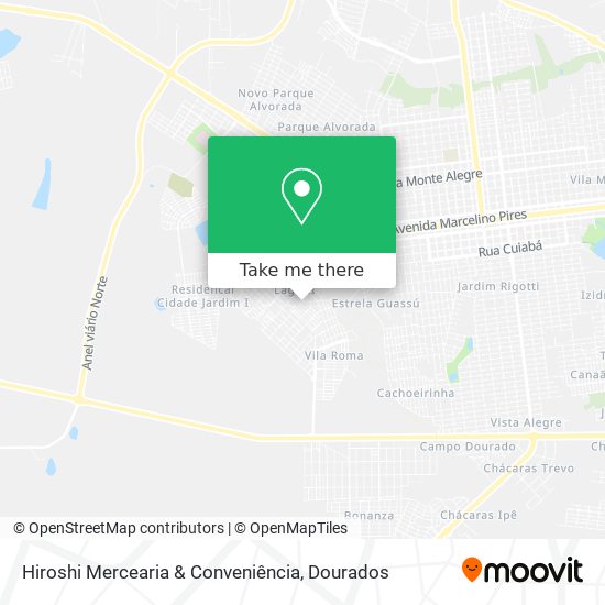 Hiroshi Mercearia & Conveniência map