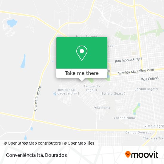 Conveniência Itá map