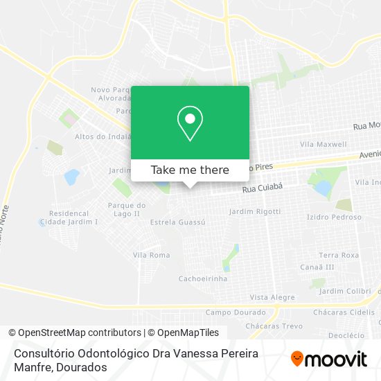 Consultório Odontológico Dra Vanessa Pereira Manfre map