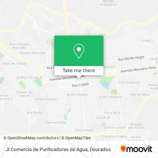 Jl Comercio de Purificadores de Agua map