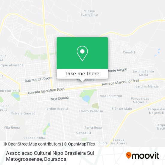 Associacao Cultural Nipo Brasileira Sul Matogrossense map