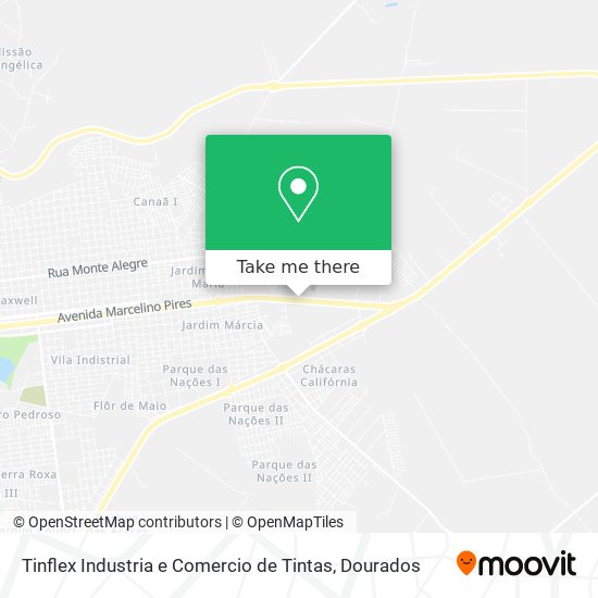 Tinflex Industria e Comercio de Tintas map