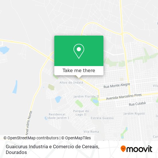Guaicurus Industria e Comercio de Cereais map