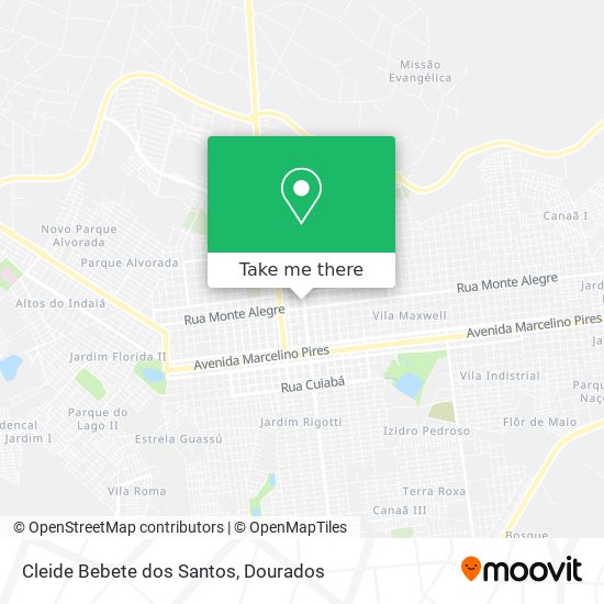 Cleide Bebete dos Santos map