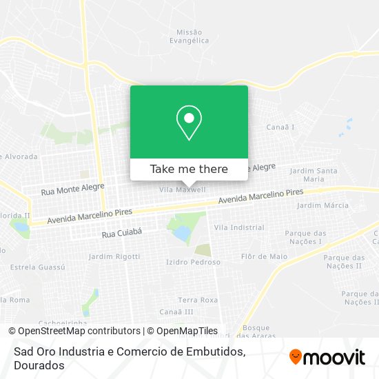 Sad Oro Industria e Comercio de Embutidos map