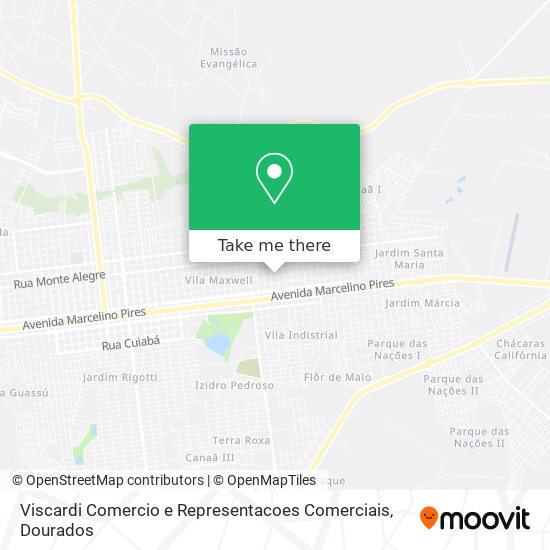 Viscardi Comercio e Representacoes Comerciais map