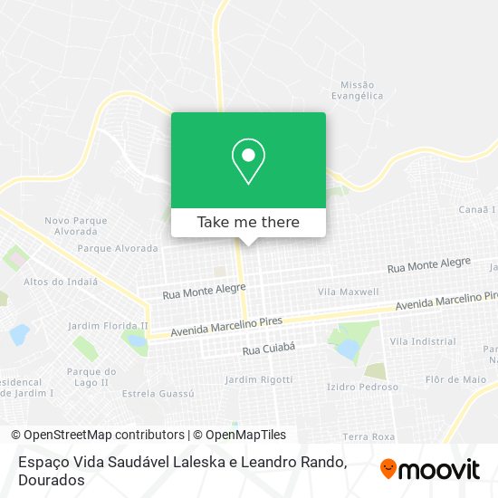 Espaço Vida Saudável Laleska e Leandro Rando map