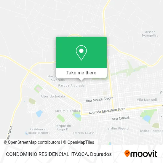 CONDOMINIO RESIDENCIAL ITAOCA map
