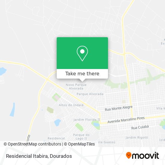 Residencial Itabira map