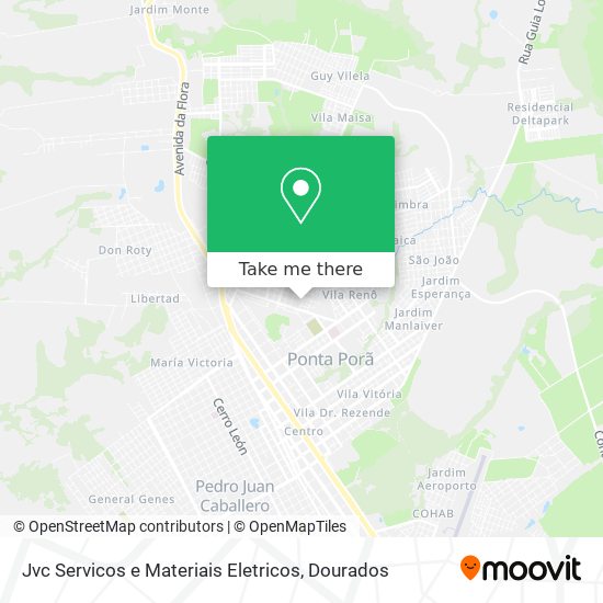 Jvc Servicos e Materiais Eletricos map