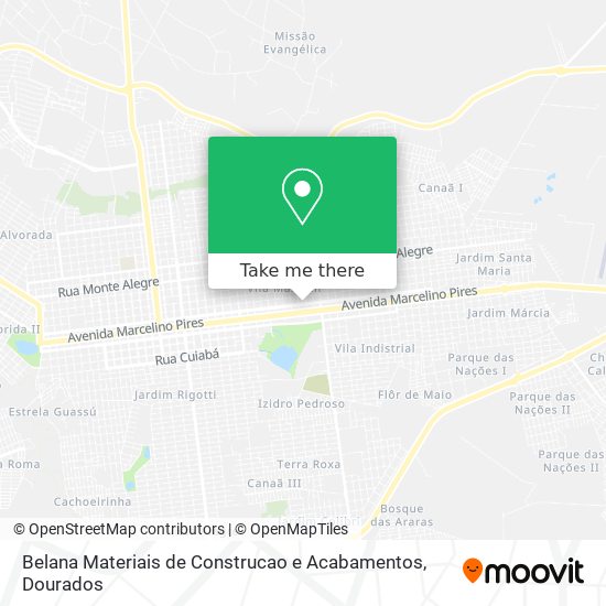 Belana Materiais de Construcao e Acabamentos map