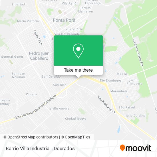 Barrio Villa Industrial. map