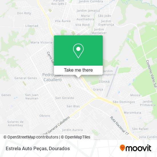 Estrela Auto Peças map