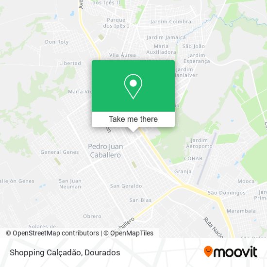 Shopping Calçadão map