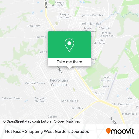 Hot Kiss - Shopping West Garden map