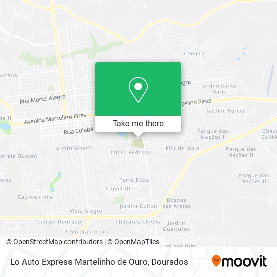 Lo Auto Express Martelinho de Ouro map