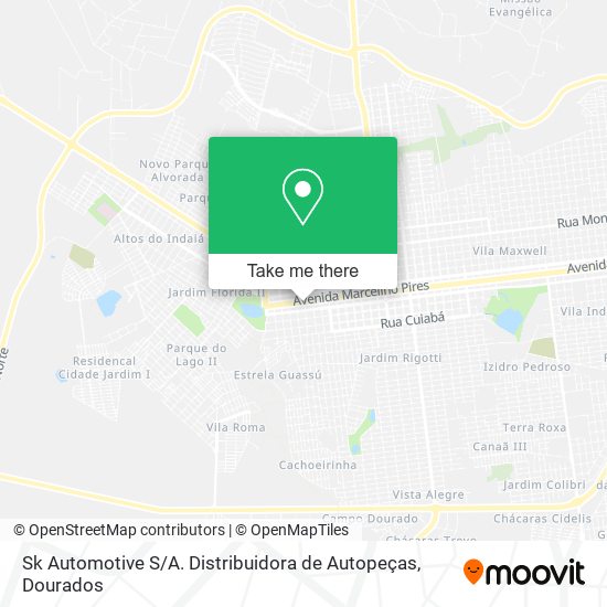 Sk Automotive S / A. Distribuidora de Autopeças map