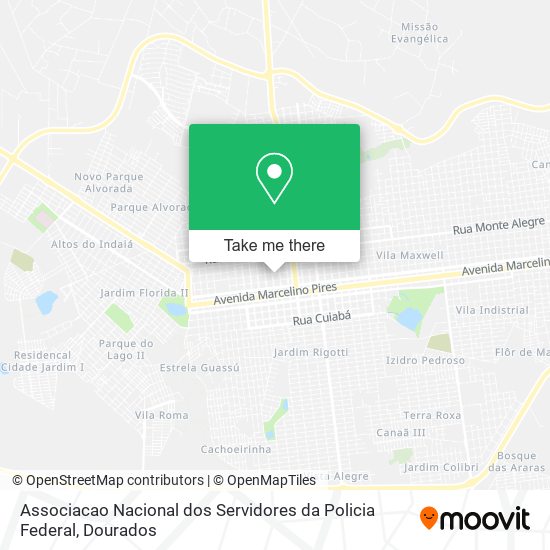 Associacao Nacional dos Servidores da Policia Federal map
