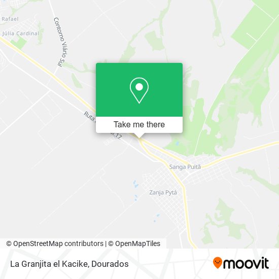 La Granjita el Kacike map