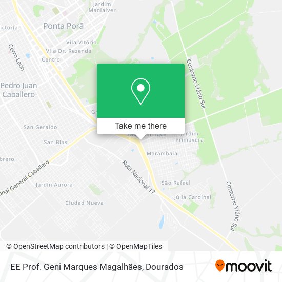 EE Prof. Geni Marques Magalhães map