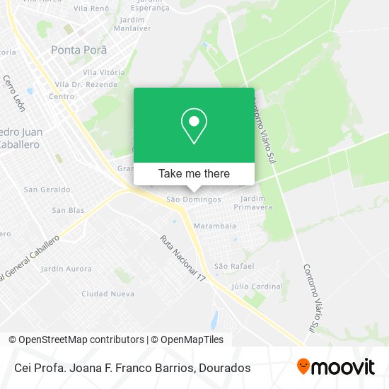 Cei Profa. Joana F. Franco Barrios map