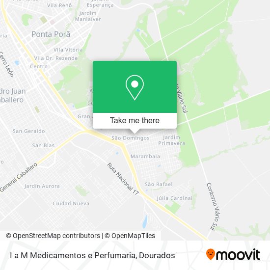 I a M Medicamentos e Perfumaria map
