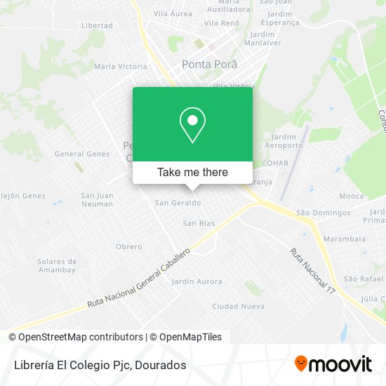 Librería El Colegio Pjc map