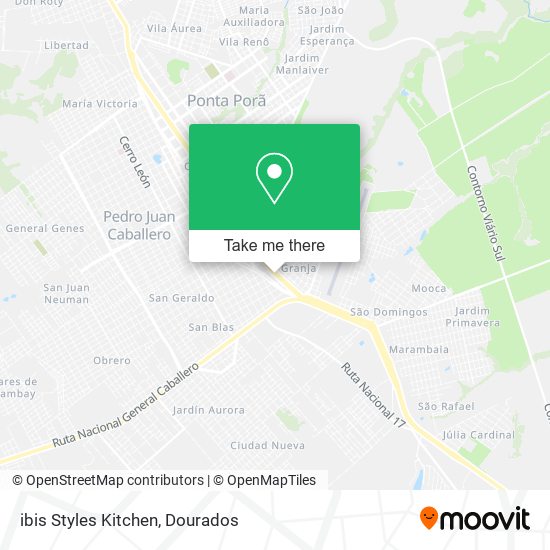 ibis Styles Kitchen map