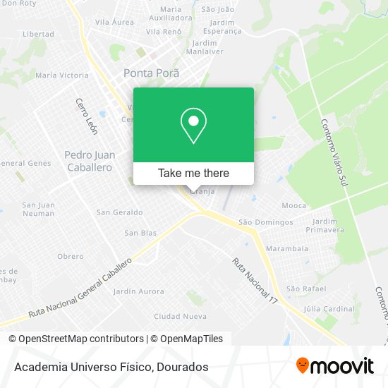Academia Universo Físico map
