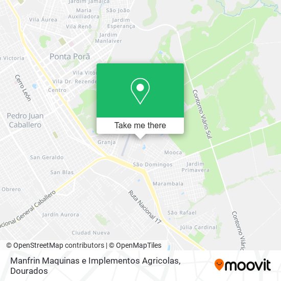 Manfrin Maquinas e Implementos Agricolas map