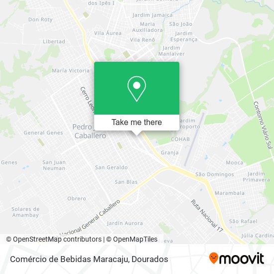 Comércio de Bebidas Maracaju map