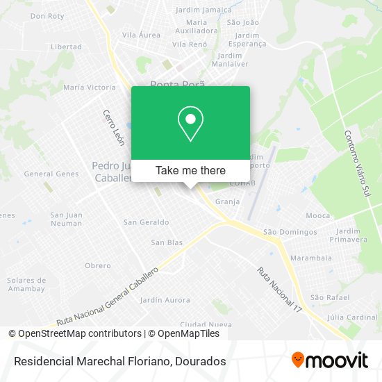 Residencial Marechal Floriano map