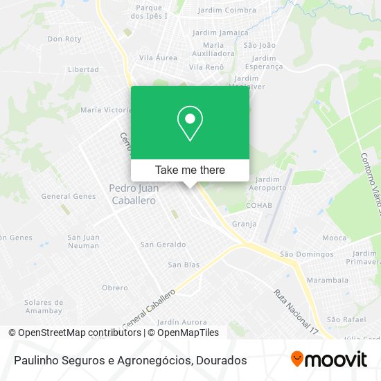 Paulinho Seguros e Agronegócios map