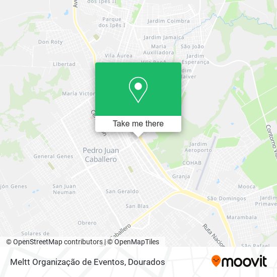 Meltt Organização de Eventos map