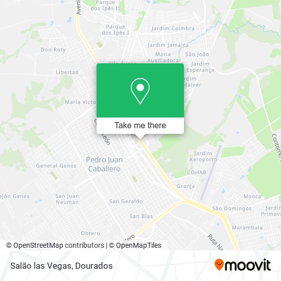 Salão las Vegas map