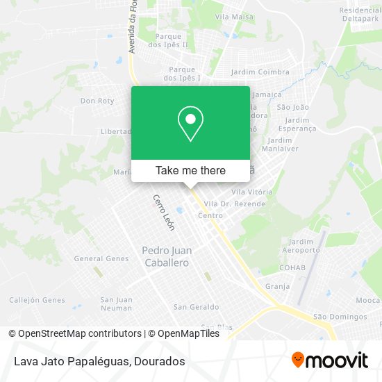Lava Jato Papaléguas map