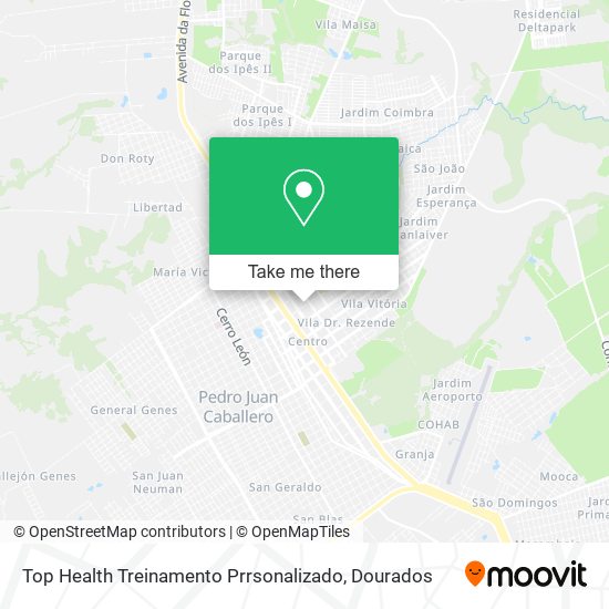 Top Health Treinamento Prrsonalizado map