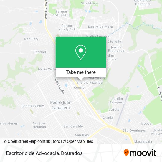 Escritorio de Advocacia map