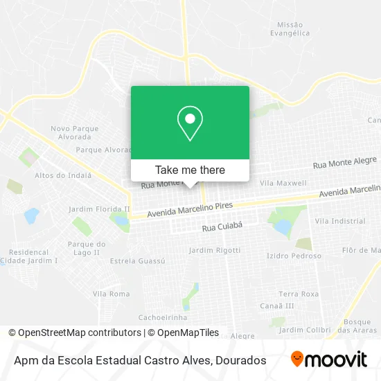 Apm da Escola Estadual Castro Alves map