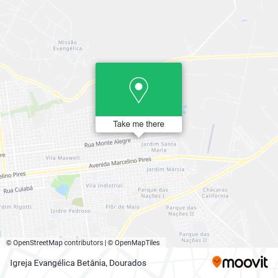 Igreja Evangélica Betânia map